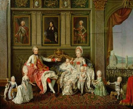 Wenceslaus Werlin GroBherzog Leopold mit seiner Familie Norge oil painting art